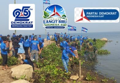 Jelang HUT ke-25, Demokrat Purwakarta Gelar Gerakan Indonesia Asri Langit Biru