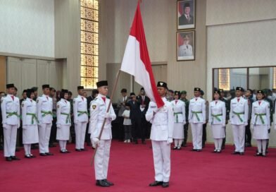 Kapolda Banten Hadiri Pengukuhan Paskibraka dan Pasukan 45 Banten 2026