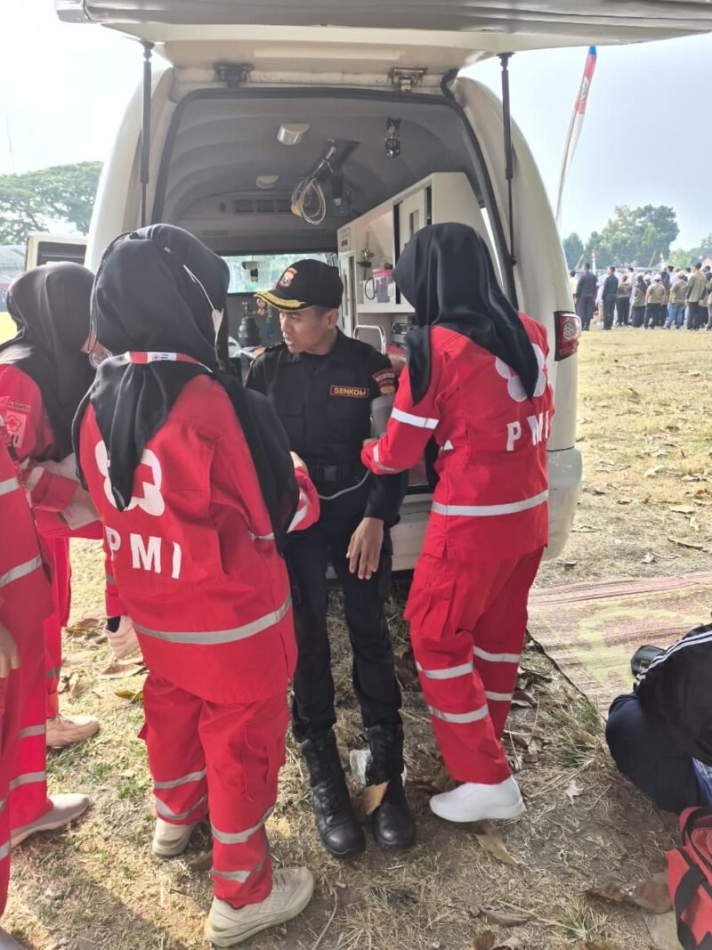 PMI Bantul Siagakan Personel dalam Upacara HUT ke-81 RI di Lapangan Trirenggo