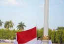 HUT Ke-81 RI, Sang Merah Putih Diturunkan dengan Khidmat di Lampung