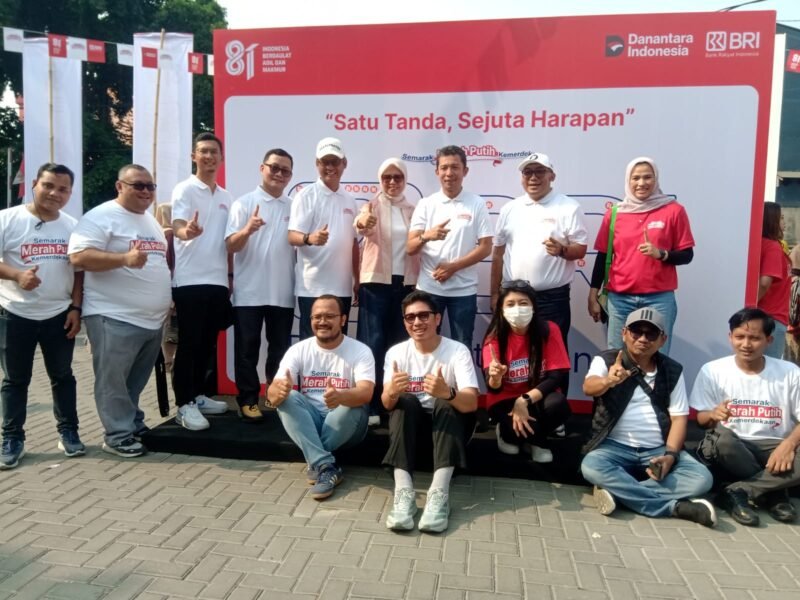 BRI Region 6 Jakarta I Semarakkan HUT RI dengan Lomba, Bazar UMKM hingga Donasi NTT