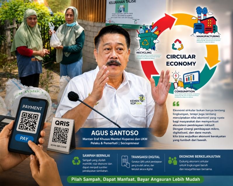 Ketika Sirkular Ekonomi, QRIS dan Dana Murah Bertemu Dalam Satu Skema Ketika Sirkular Ekonomi, QRIS dan Dana Murah Bertemu Dalam Satu Skema