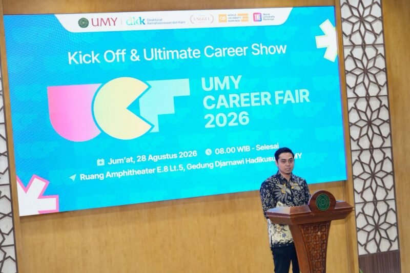 Siapkan Mahasiswa Hadapi Dunia Kerja, UMY Career Fair 2026 Gandeng 20 Perusahaan Siapkan Mahasiswa Hadapi Dunia Kerja, UMY Career Fair 2026 Gandeng 20 Perusahaan