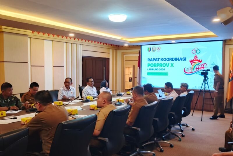 Sekda Lampung Marindo Kurniawan Pimpin Persiapan Porprov ke-X Tahun 2026 Sekda Lampung Marindo Kurniawan Pimpin Persiapan Porprov ke-X Tahun 2026