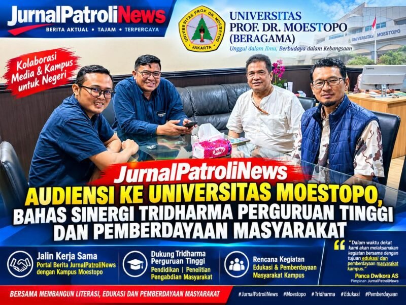 Perkuat Sinergi, JurnalPatroliNews Audiensi ke Universitas Moestopo