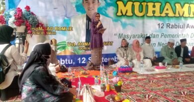 Bupati Nanda Indira Apresiasi Gotong Royong Warga Sukajaya Lempasing Gelar Maulid Nabi