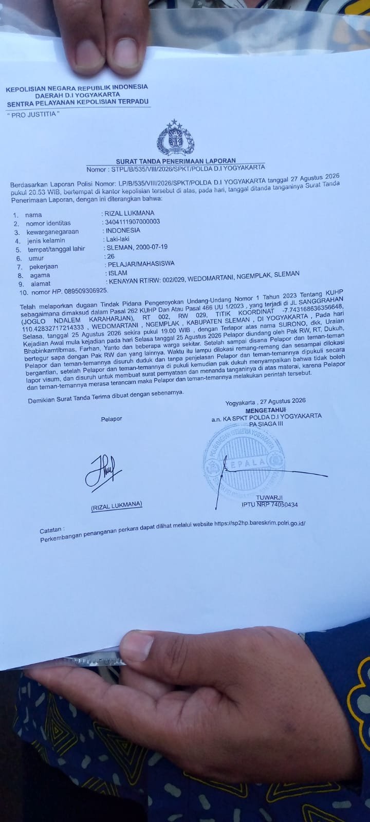 Ganda Buka Suara: Hukum Dugaan Pengeroyokan Oknum Dewan Tak Boleh Diintervensi