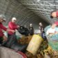 Foto pengelolaan sampah mandiri yang dilakukan di rumah sampah UMY