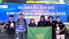 tim ERC yang berhasil meraih juara 2 dalam Kontes Kapal Indonesia (KKI) 2026 di Bengkalis, Riau
