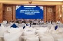 Suasana Konferensi Pers Penindakan Impor Ilegal Beras, Garam, dan Balpres di Kantor Pusat DJBC, Jakarta  