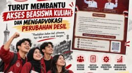 Gerakan Pemuda Marhaenis (GPM) DPC Kota Yogyakarta membuka Posko Udara Advokasi Beasiswa Kuliah untuk mendampingi warga—pelajar, calon mahasiswa, hingga orang tua—dalam mengurus beasiswa kuliah berbasis APBD Pemkot Yogyakarta serta advokasi perubahan data desil kesejahteraan. (Foto: GPM Kota Yogyakarta)