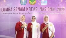 Ketua TP PKK Provinsi Banten menghadiri Pembukaan Lomba Senam Kreasi Nasional 2026 di GOR Soemantri Brodjonegoro, Jakarta