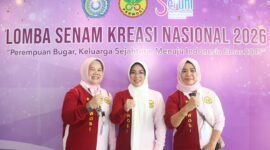 Ketua TP PKK Provinsi Banten menghadiri Pembukaan Lomba Senam Kreasi Nasional 2026 di GOR Soemantri Brodjonegoro, Jakarta