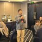 Suasana seminar dan diskusi publik terkait dorongan pengesahan Rancangan Undang-Undang Keamanan dan Ketahanan Siber (RUU KKS) di Hotel Aston Priority Simatupang  