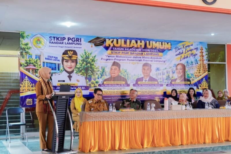 Wakil Gubernur Lampung Jihan Nurlela memberikan kuliah umum bertema