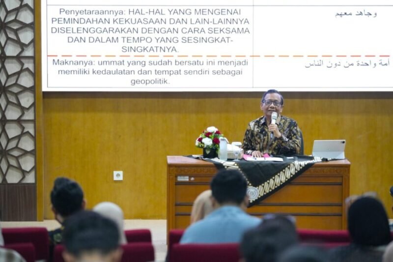 Kuliah umum UMY bersama Prof. Mahfud MD