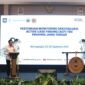 Wakil Menteri Dalam Negeri Akhmad Wiyagus memaparkan capaian Standar Pelayanan Minimal (SPM) Tuberkulosis kabupaten/kota se-Jawa Tengah dalam Pertemuan Monitoring dan Evaluasi ACF TBC di Karanganyar, Senin (28/9/2026).