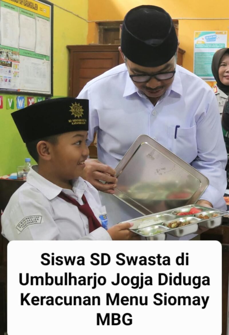 DPC Gerakan Pemuda Marhaenis (GPM) Kota Yogyakarta mendesak pemerintah daerah segera melakukan pemeriksaan lapangan usai menerima pengaduan wali murid terkait dugaan gangguan kesehatan siswa SD swasta di Umbulharjo setelah mengonsumsi menu Makan Bergizi Gratis