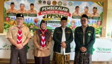 DUKUNGAN-Ki-ka: KH. TB. Masnun, Kak Reni Lizawati, M.Pd dari Kwarda, KH. Mahmud Efendi, MA, Bendahara dan H. Zaenul Muttaqin, SE, M.Pd, Sekretaris, memberikan dukungan acara. (Foto Ist).