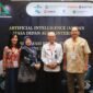 Sekretaris Jenderal Kementerian Ketenagakerjaan (Kemnaker) Cris Kuntadi (kedua dari kanan, kemeja putih) berfoto bersama para peserta usai menghadiri Seminar Nasional Internal Audit 2026 di Yogyakarta