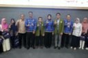 Wakil Gubernur Lampung Jihan Nurlela bersama jajaran dan peserta Bakti Sosial Deteksi Dini Kanker Payudara dalam rangkaian PIT PERABOI ke-29 di Auditorium Cinema RS Abdul Moeloek