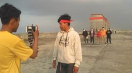 Proses pengambilan part film terakhir (Dokumentasi Pribadi)