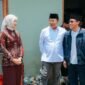 Jihan Nurlela berfoto bersama perwakilan mahasiswa penerima beasiswa PW Pergunu Lampung Angkatan XII sebelum keberangkatan ke Mojokerto.
