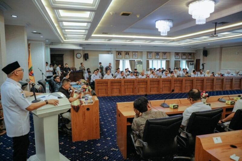 Rahmat Mirzani Djausal menyampaikan materi Focus Group Discussion (FGD) di hadapan para peserta didik Sespimti Polri Dikreg ke-36.