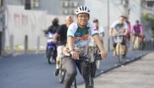 Foto Wakil Rektor UMY bidang Reputasi, Kemitraan, dan Digital saat mengikuti kegiatan PIKBIKE PITAKOM dalam rangkaian Munas VII APTIKOM DIY