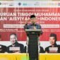 Foto Ketua Umum PP Muhammadiyah, Prof. Dr. Haedar Nashir, M.Si saat membuka acara FORKOM GB PTMA di UMY