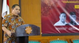 Dr. King Faisal Sulaiman, S.H., LL.M., selaku penulis buku Mazhab UMY: Purifikasi Paradigma Sistem Hukum Pancasila Menuju Keadilan Hukum Berkemajuan