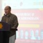 Wakil Rektor UMY Bidang Pendidikan, Kewirausahaan, dan Alumni saat memberikan sambutan dalam acara bedah buku di UMY