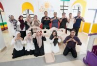 Tim guru Sunshine Daycare UMY bersama tim UPPBJ UMY dan pengurus Asrama Unires UMY