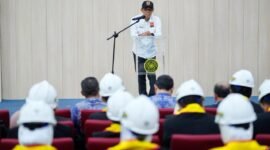 Foto ketua PII DIY, Dr. Ir. Tri Budi Utama, M.T., IPU., ASEAN Eng., dalam Sumpah Profesi Insinyur Periode I 2026/2027 yang digelar UMY