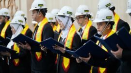 Foto insiyur UMY yang diambil sumpahnya pada hari Sabtu (17/10/2026) di Gedung KH Ibrahim UMY