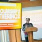 Rektor Bidang Pengembangan, Kemahasiswaan, dan AIK UMY, Prof. Faris Al-Fadhat, M.A., Ph.D memberikan sambutan dan arahannya dalam kegiatan Scholarship Gathering UMY 2026